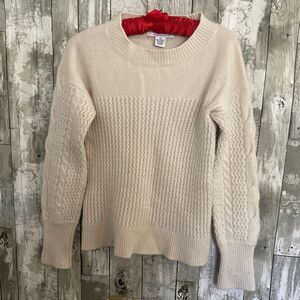 Magaschoni 100% Cashmere cream sweater XS